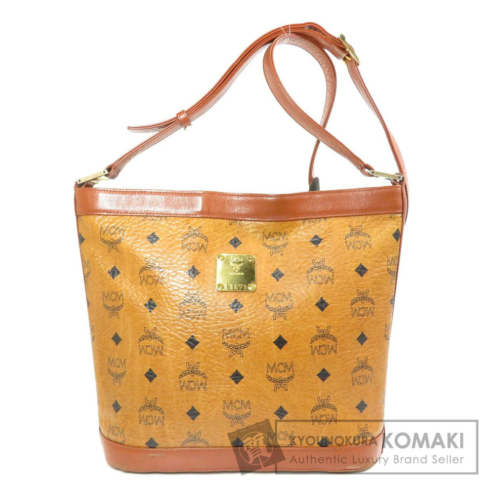 MCM Monogram Shoulder Bag Leather